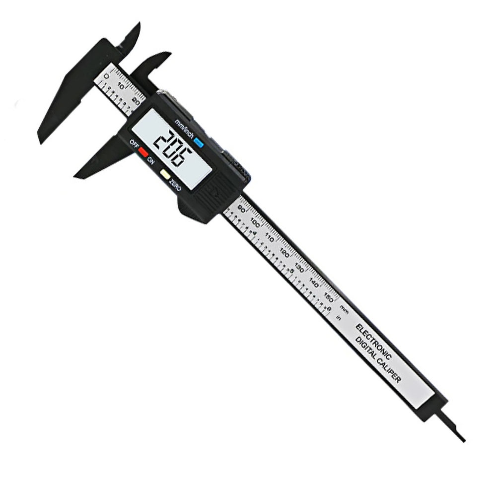 150MM/6inch LCD Digital Electronic Vernier Caliper Gauge Micrometer Ruler Tool 